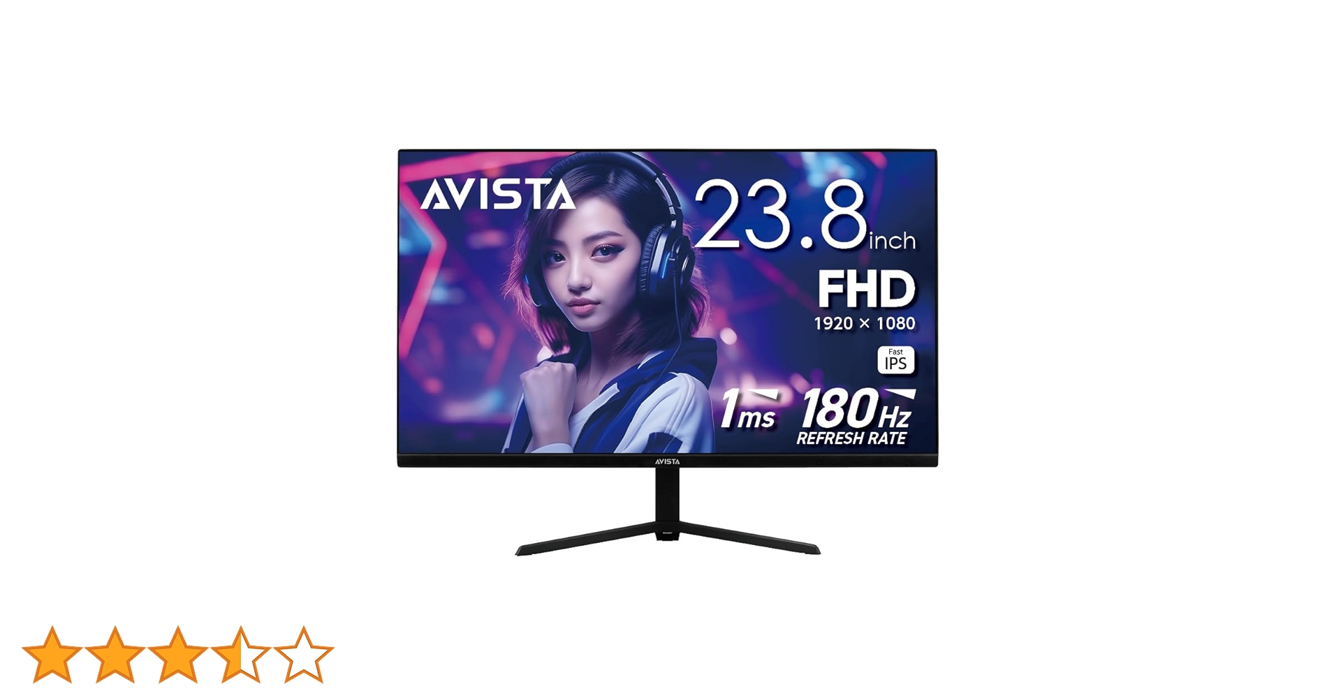 Amazon.co.jp: AVISTA ゲーミングモニター 23.8インチ 液晶 FHD